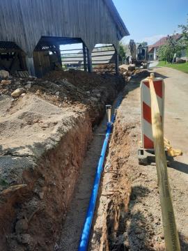 Vodovodna infr. 2022_izvedba_Trata